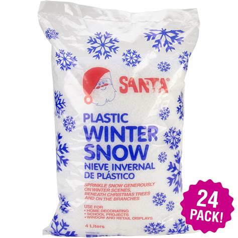 plastic snow